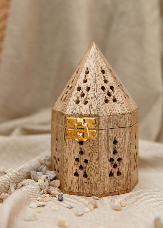 Prism Wooden Bukhoor Burner