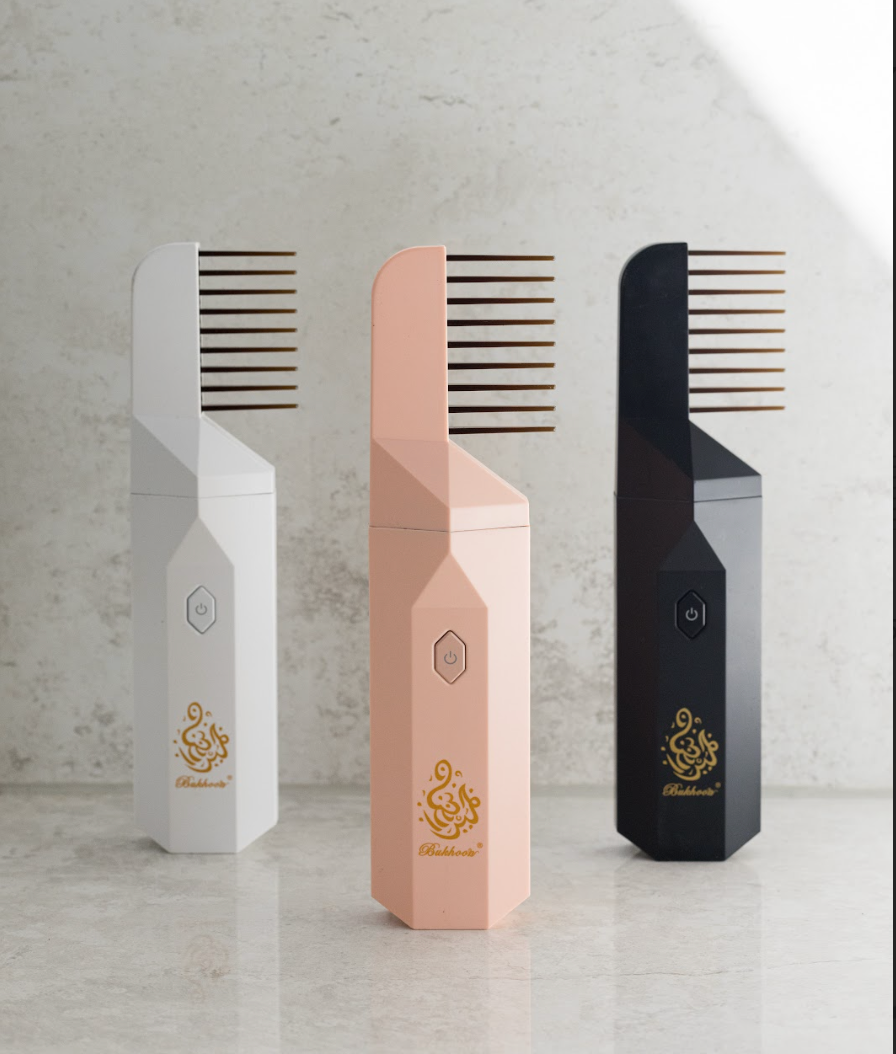 Electronic Portable Incense Burner with Hair Comb